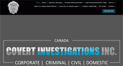 Desktop Screenshot of covertinvestigations.ca